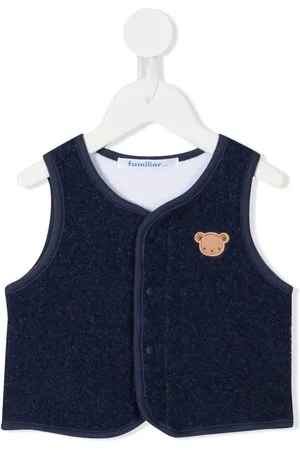Familiar Canotta Teddy con ricamo