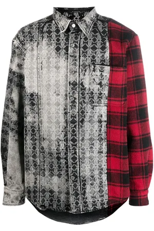 Roberto Cavalli Camicia con design patchwork