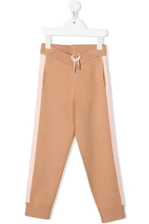 Chloé Pantaloni sportivi - Pantaloni sportivi con dettaglio a righe - Toni neutri