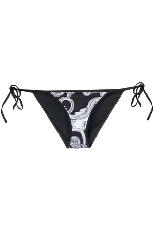 VERSACE Slip bikini Barocco con stampa