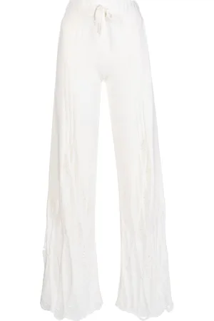DION LEE Pantaloni con effetto vissuto