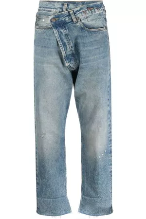 R13 Donna Jeans - Jeans crop - Blu