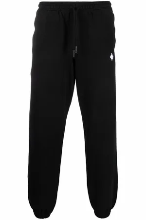 MARCELO BURLON Pantaloni sportivi con ricamo