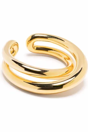 CHARLOTTE CHESNAIS Anello Initial con dettaglio aperto