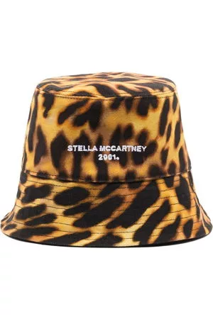 Stella McCartney Donna Cappello Bucket - Cappello bucket con stampa 2001 - Giallo