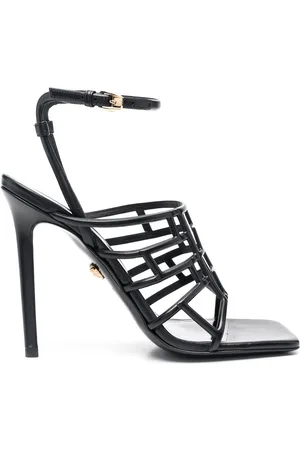 VERSACE Sandali con cut-out 120mm