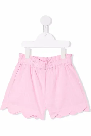 SIOLA Shorts con orlo a smerlo