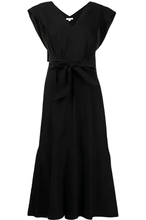 Vince Abito midi smanicato con scollo a V