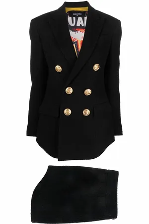 Dsquared2 Tailleur doppiopetto con gonna