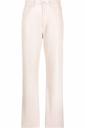Nanushka Pantaloni dritti in finta pelle