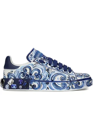 Dolce & Gabbana Sneakers Portofino con stampa maioliche
