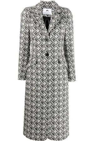 Marine Serre Cappotto sartoriale Moon Diamant