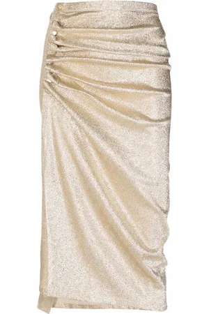 Paco rabanne Gonna midi con ruches
