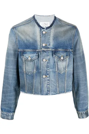 Maison Margiela Giacca crop denim