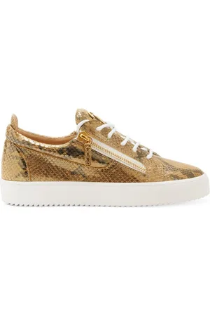 Giuseppe Zanotti Sneakers Frankie con effetto pelle di serpente
