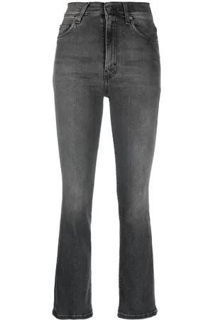 haikure Jeans slim con effetto schiarito