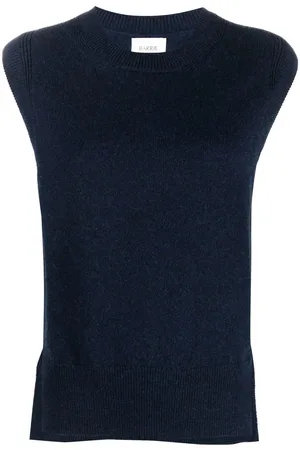 Barrie Maglione Iconic smanicato in cashmere