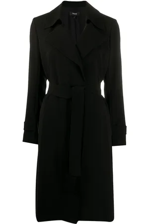 THEORY Cappotto midi con cintura