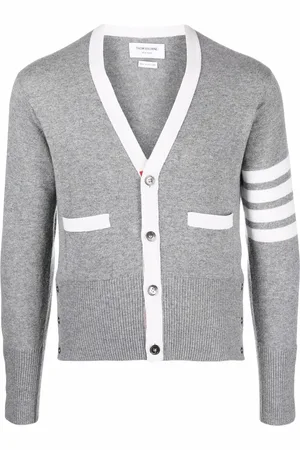 Thom Browne Cardigan con dettaglio a 4 righe