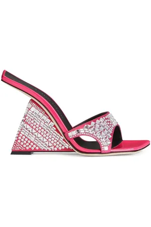 Giuseppe Zanotti Sandali Shine con zeppa 105mm