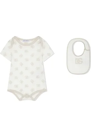 Dolce & Gabbana Set neonato con logo DG