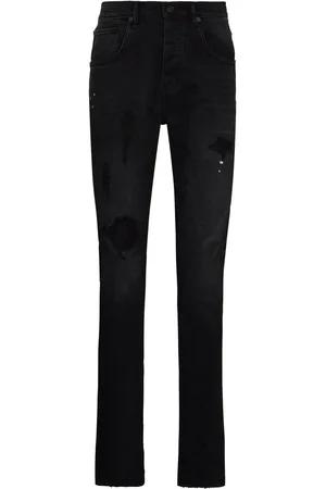 Purple Brand Jeans slim effetto vissuto P002