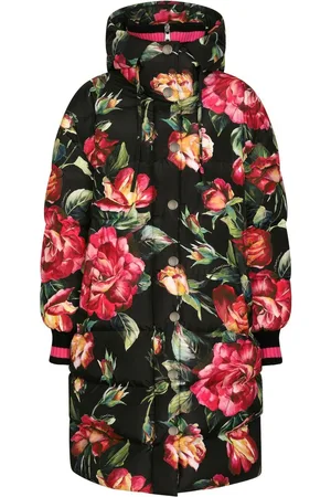 Dolce & Gabbana Piumino lungo a fiori