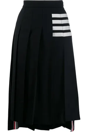 Thom Browne Gonna plissettata asimmetrica