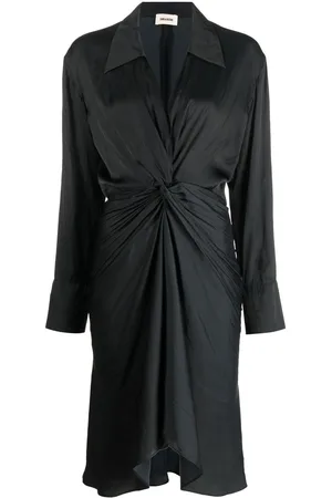 Zadig & Voltaire Abito midi con scollo a V Rozo