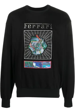 FERRARI Felpa con stampa grafica