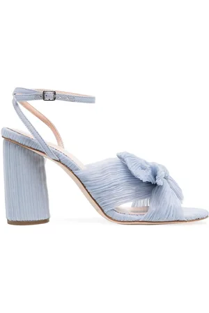 Loeffler Randall Sandali con dettaglio plissettato