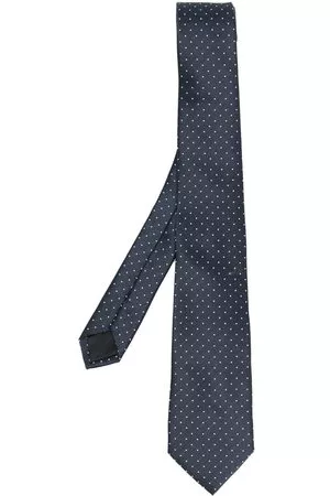 Lanvin Cravatta con ricamo - Blu