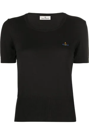 Vivienne Westwood Top con ricamo Orb