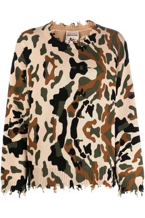 SEMICOUTURE Maglione con motivo camouflage