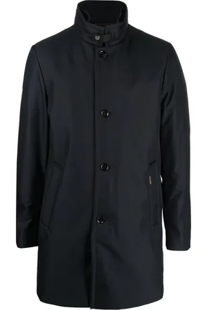 MOORER Cappotto a collo alto con bottoni