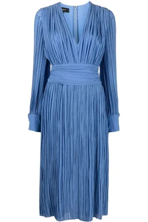 Rochas Abito midi plissettato