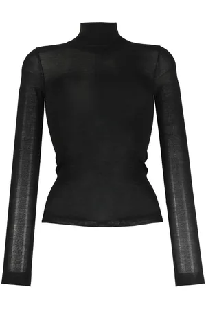 Nanushka Top semi trasparente