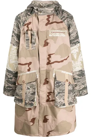 Marine Serre Cappotto con cappuccio