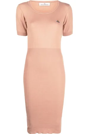 Vivienne Westwood Abito midi con logo Orb