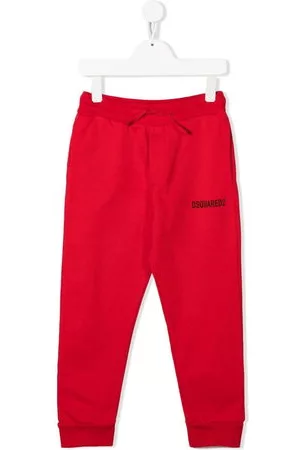 Dsquared2 Pantaloni sportivi con stampa - Rosso