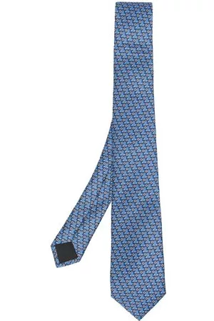 Lanvin Uomo Papillon - Cravatta con stampa - Blu