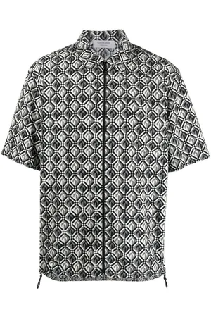 Marine Serre Camicia a rombi Zephyr
