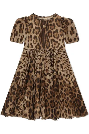 Dolce & Gabbana Abito midi leopardato