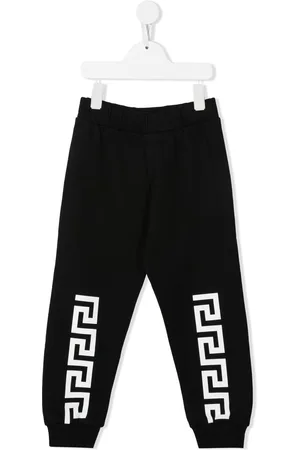 VERSACE Pantaloni sportivi Greca con stampa