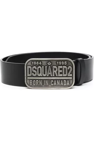 Dsquared2 Cinture - Cintura con placca logo - Nero