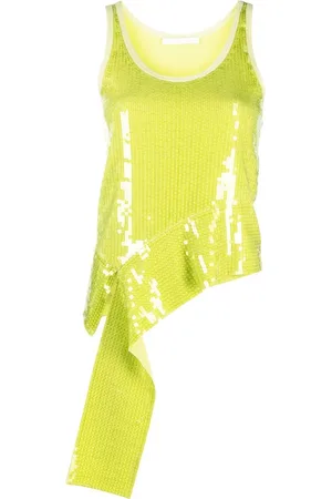 Helmut Lang Top con ruches