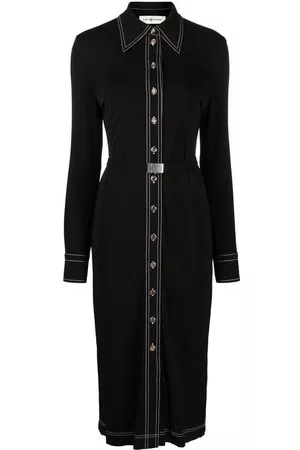Tory Burch Donna Vestiti midi - Tubino con bottoni - Nero
