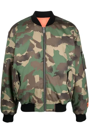 Heron Preston Bomber con stampa camouflage