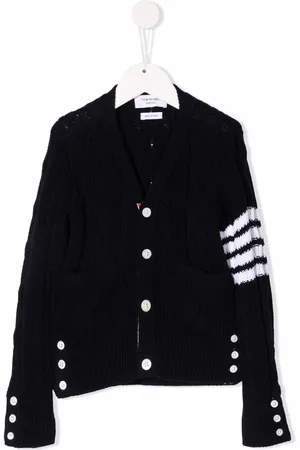 Thom Browne Cardigan con dettaglio a 4 righe
