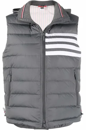 Thom Browne Top imbottito con dettaglio a righe